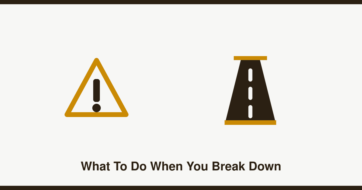 What to do if you break down on a UK motorway