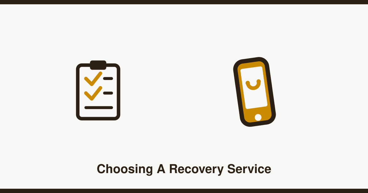 How to choose a recovery service