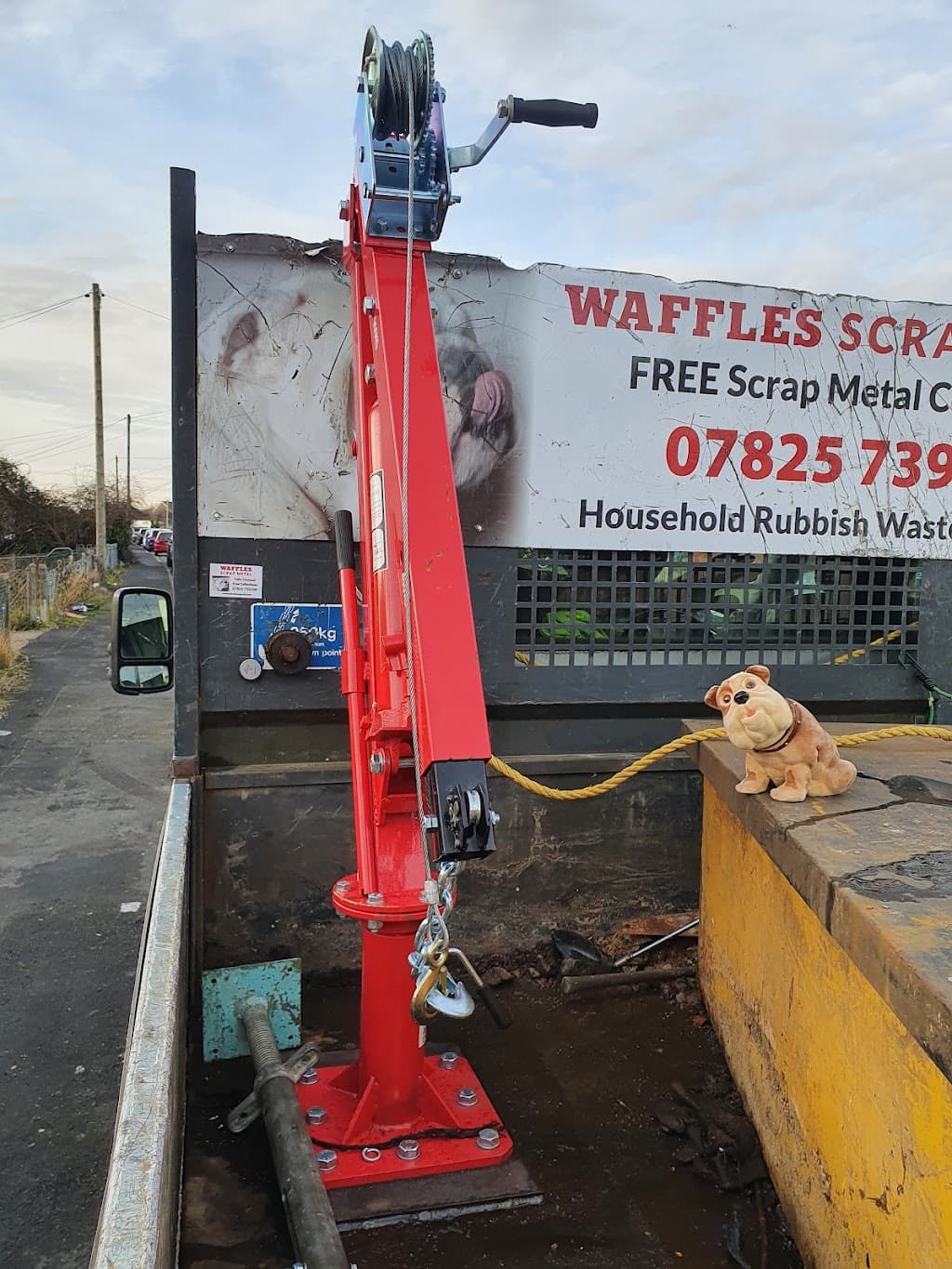 Waffles scrap metal